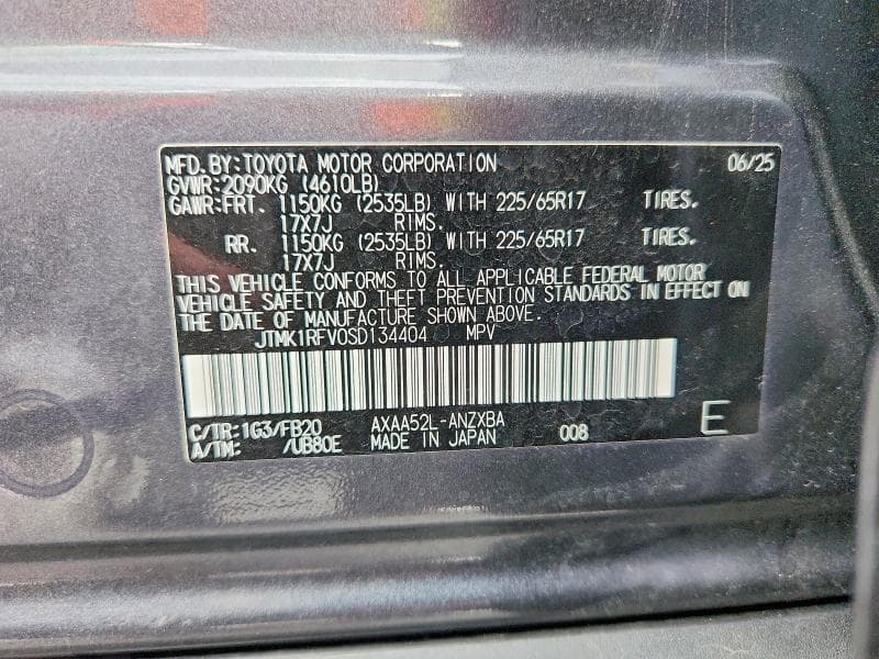 2025 TOYOTA RAV4 LE 12