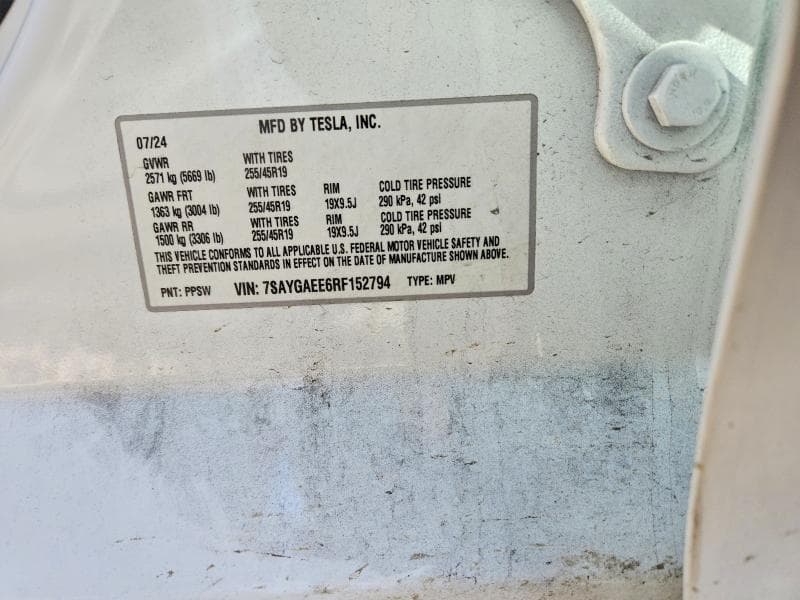 2024 TESLA MODEL Y 14