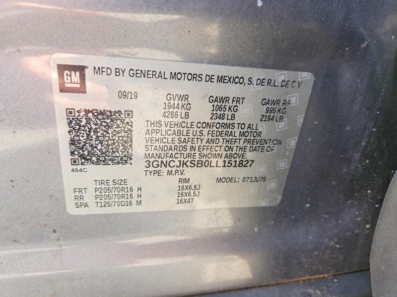 2020 CHEVROLET TRAX LS 12