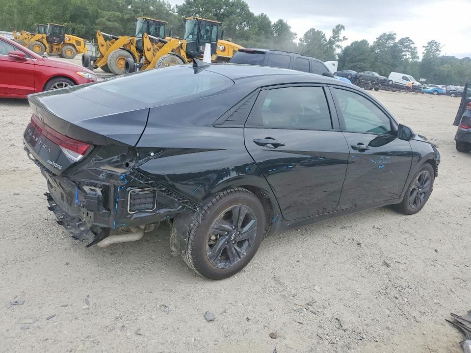 2021 HYUNDAI ELANTRA BLUE 3