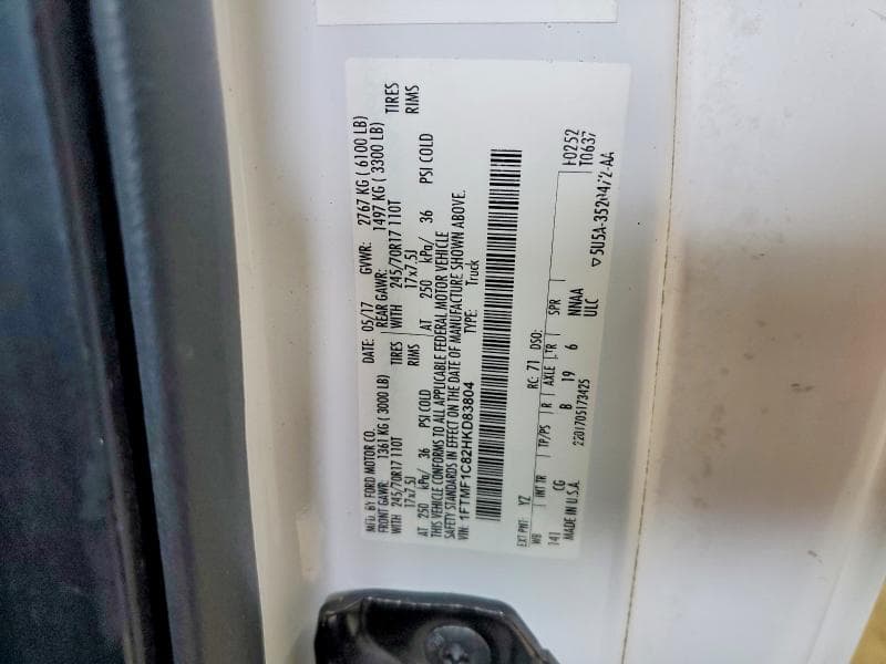 2017 FORD F150 12