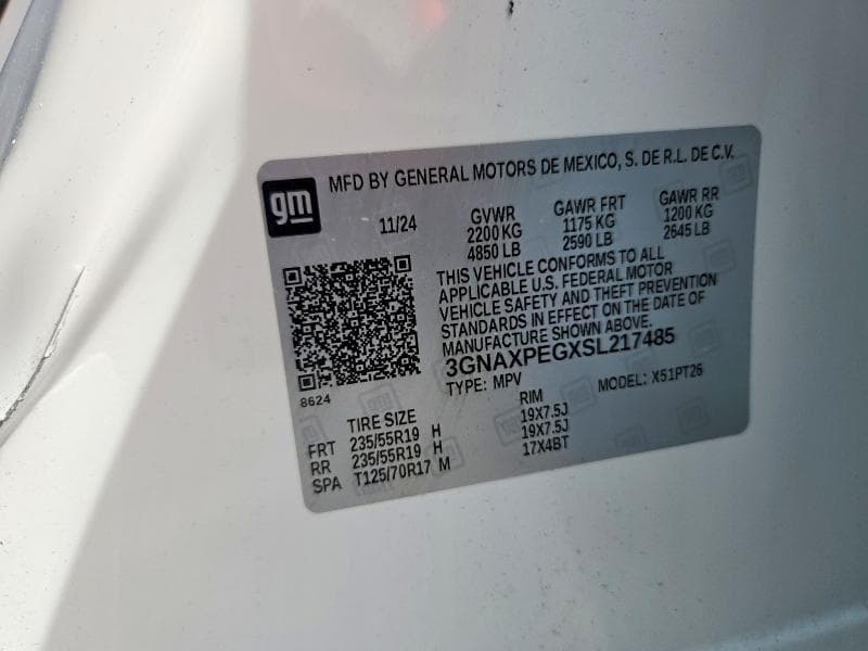 2025 CHEVROLET EQUINOX LT 14