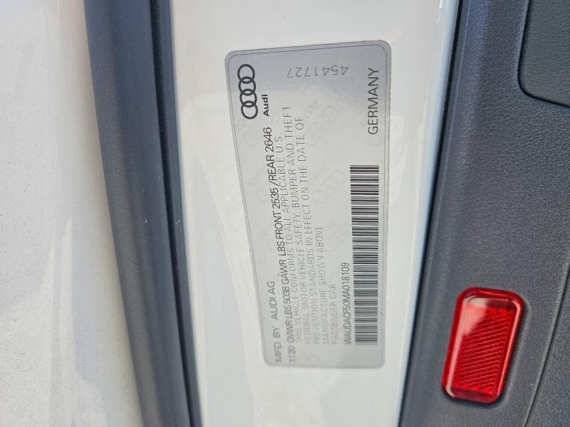 2021 AUDI A5 PREMIUM 45 13