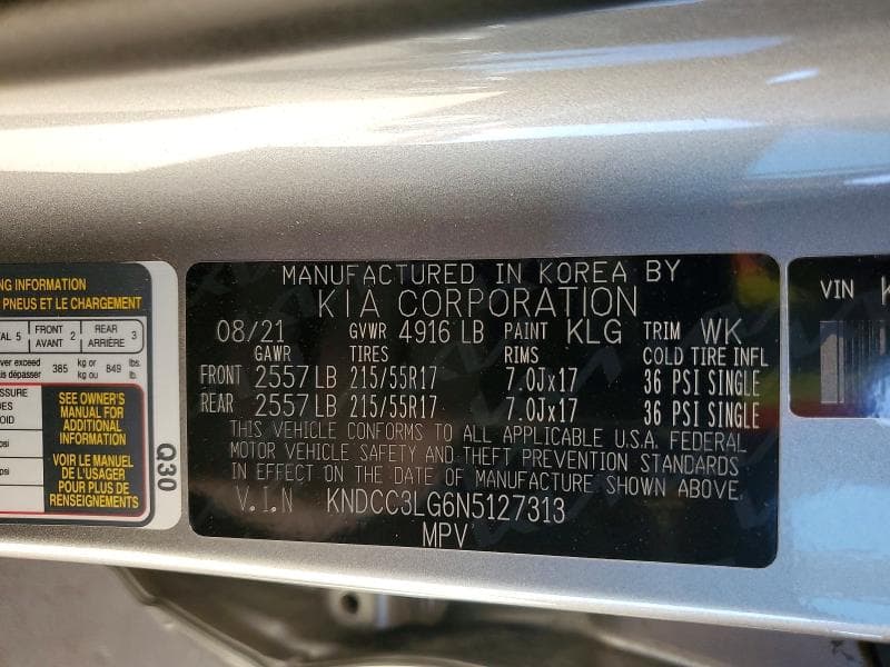 2022 KIA NIRO EV EX 12