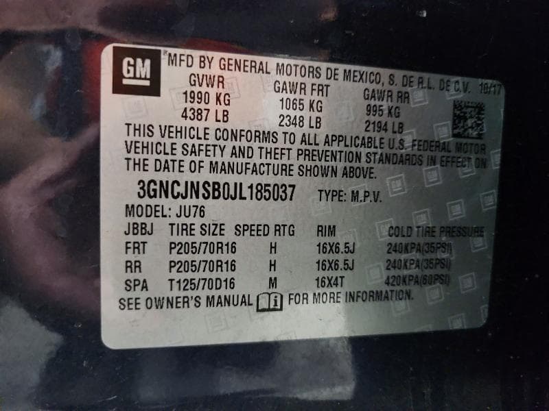 2018 CHEVROLET TRAX LS 13