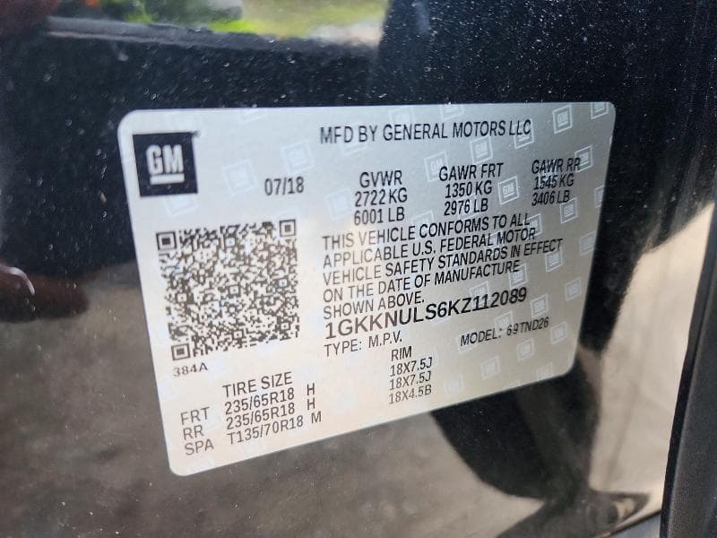 2019 GMC ACADIA SLT-1 13