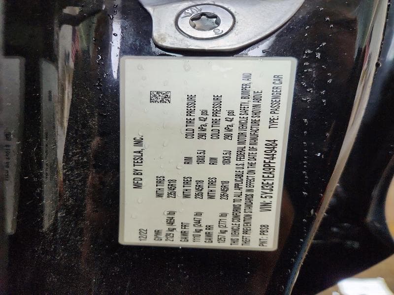 2023 TESLA MODEL 3 12