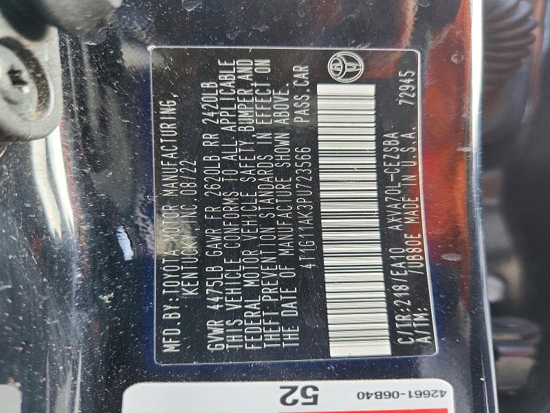 2023 TOYOTA CAMRY SE 12