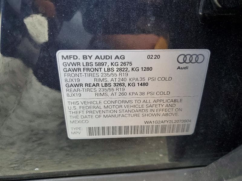 2020 AUDI Q5 E PREMIUM 13