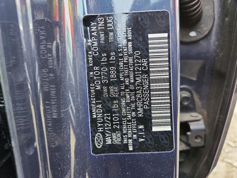 2021 HYUNDAI VENUE DENIM 12