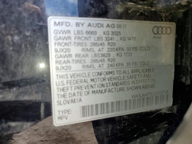 2018 AUDI Q7 PREMIUM PLUS 13