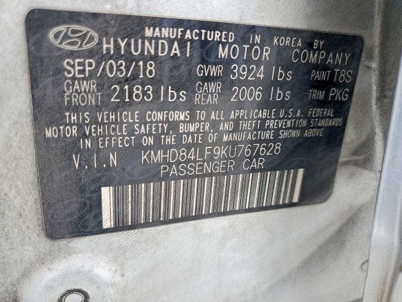 2019 HYUNDAI ELANTRA SEL 12