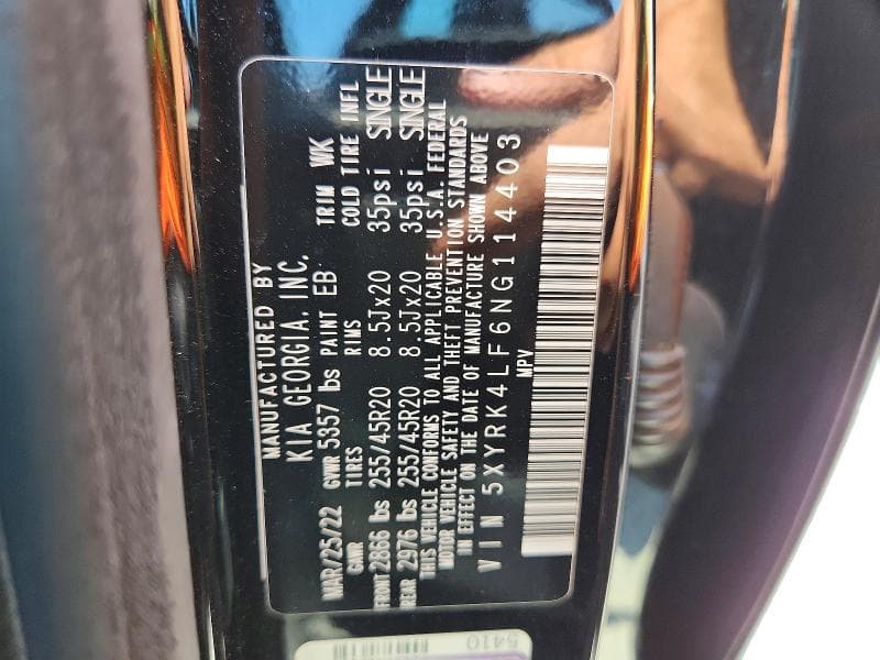 2022 KIA SORENTO SX PRESTIGE 13