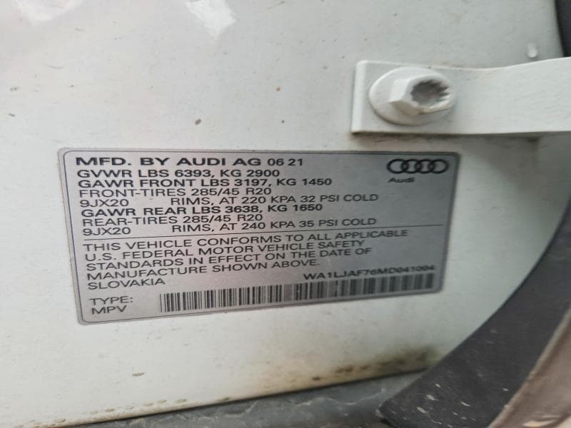 2021 AUDI Q7 PREMIUM PLUS 13