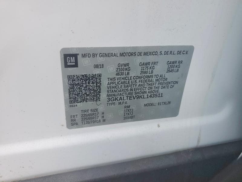 2019 GMC TERRAIN SLE 13