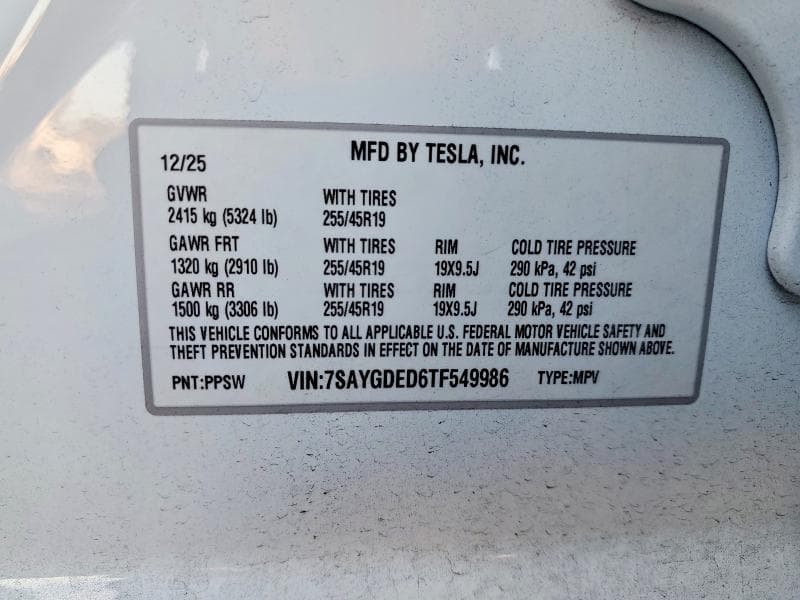 2026 TESLA MODEL Y 14