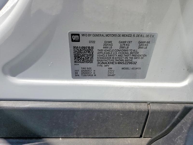 2022 CHEVROLET EQUINOX LS 14