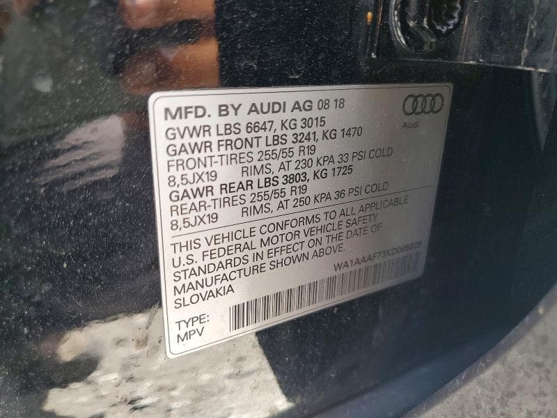 2019 AUDI Q7 PREMIUM 13