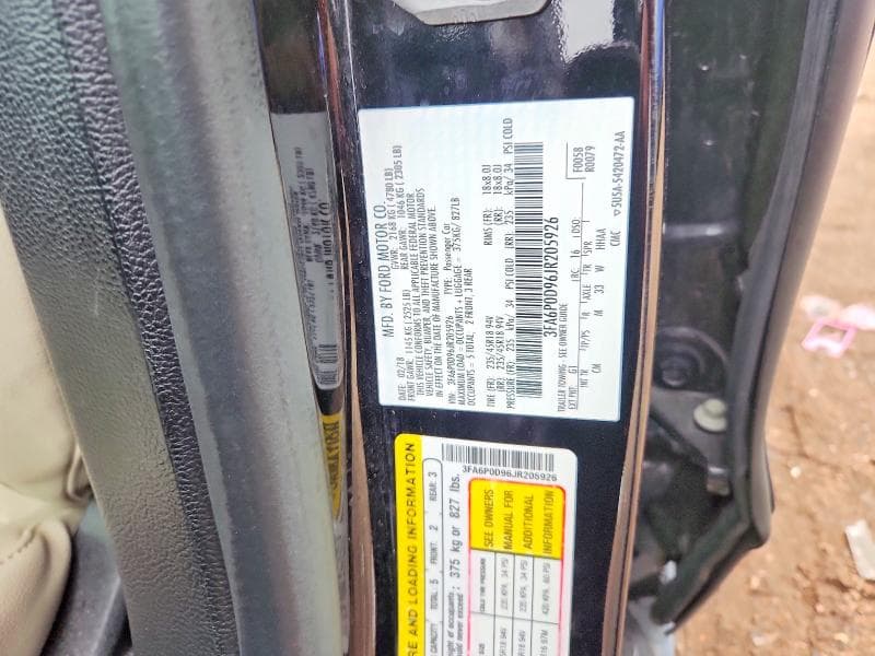 2018 FORD FUSION TITANIUM/PLATINUM 12