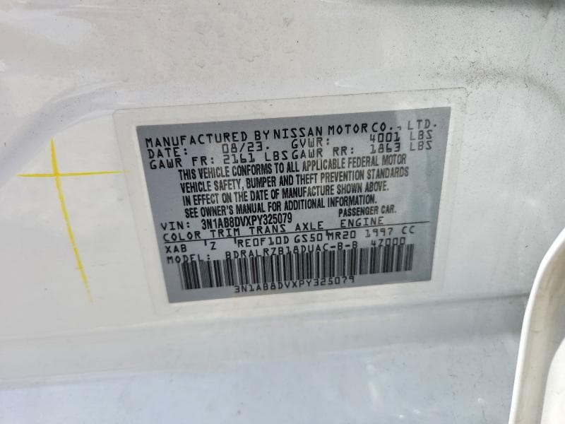 2023 NISSAN SENTRA SR 12