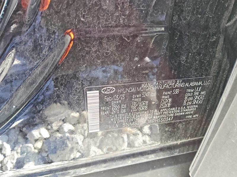 2023 HYUNDAI SANTA FE SEL 13