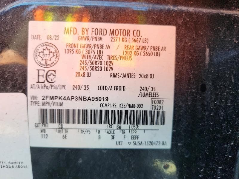2022 FORD EDGE ST 14