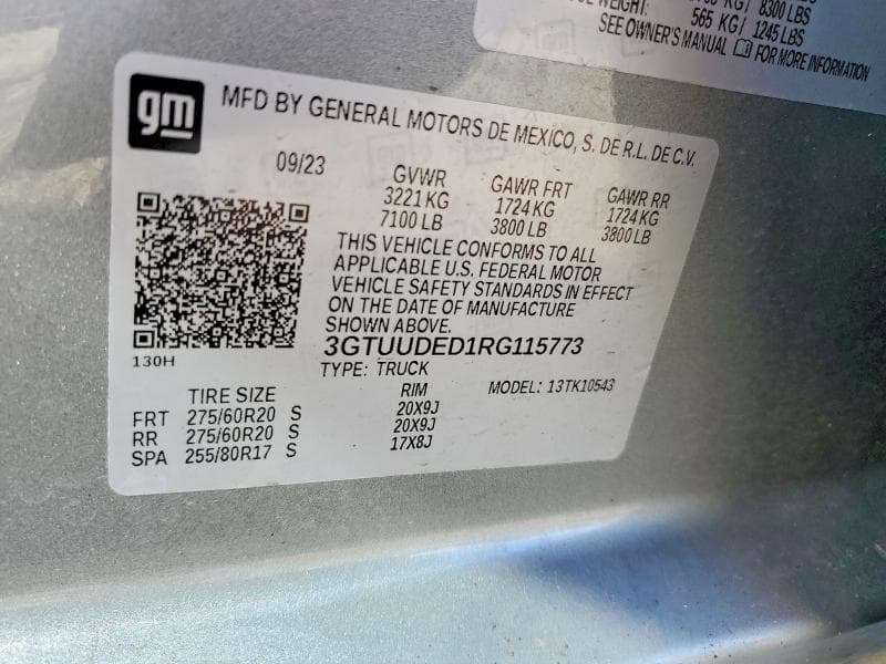 2024 GMC SIERRA K1500 SLT 12