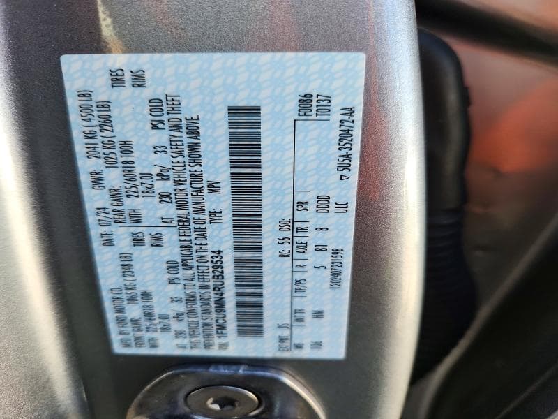 2024 FORD ESCAPE ST LINE 13