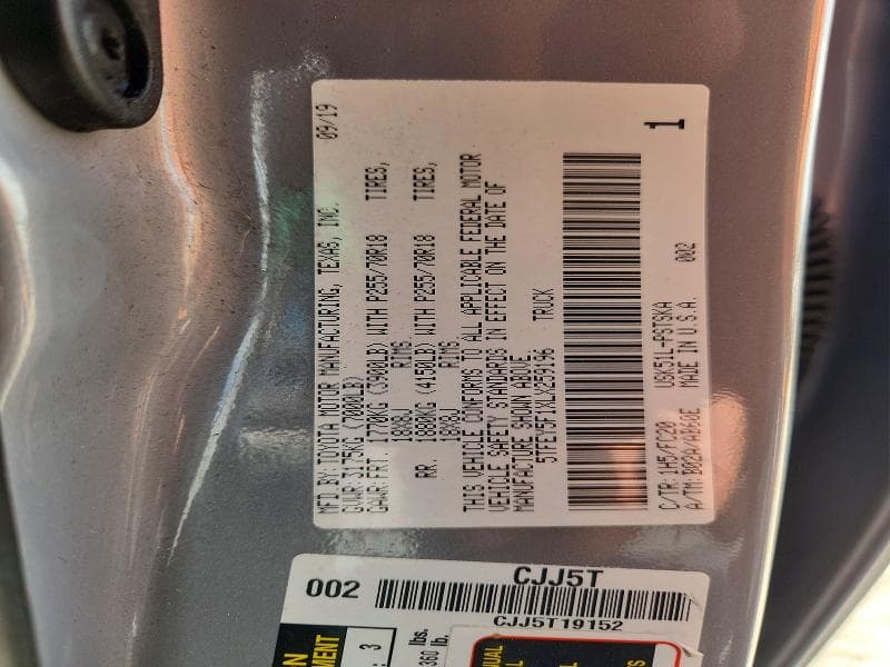 2020 TOYOTA TUNDRA CREWMAX SR5 12
