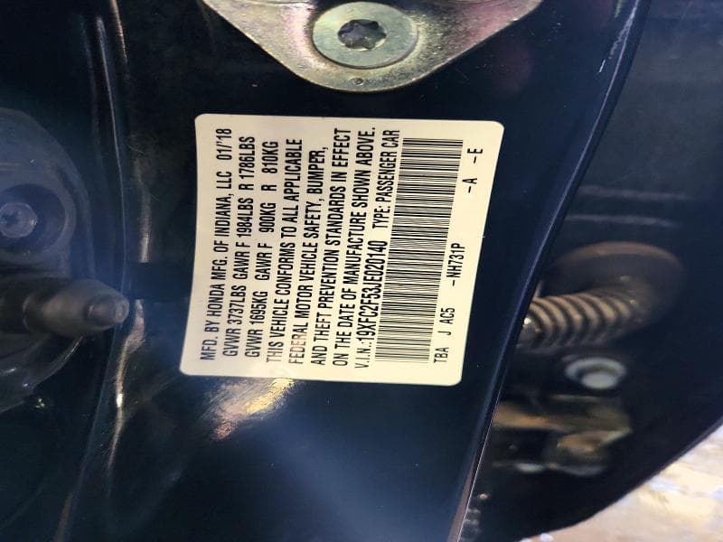 2018 HONDA CIVIC LX 13
