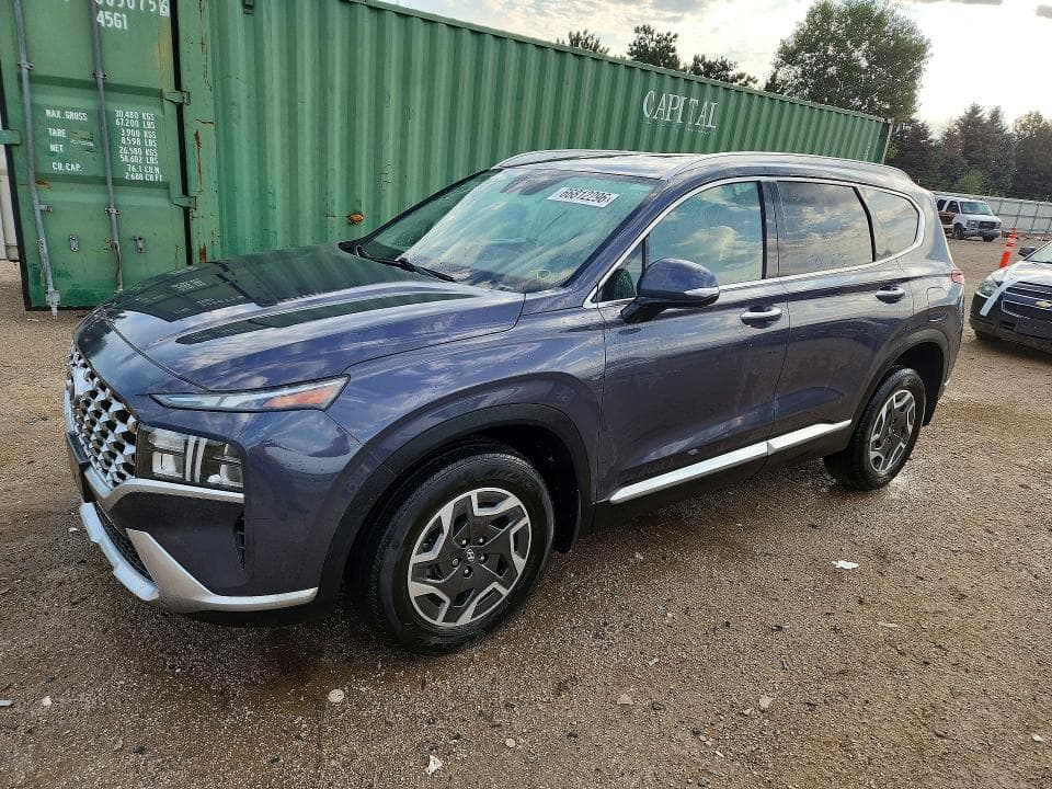 2022 HYUNDAI SANTA FE BLUE - 1