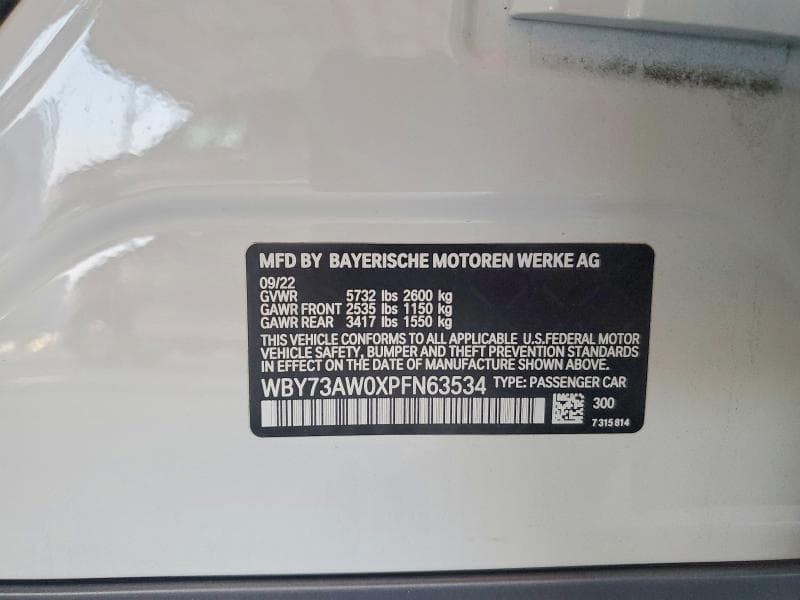 2023 BMW I4 EDRIVE 40 12
