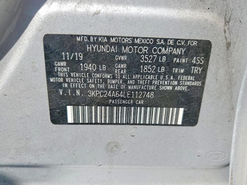 2020 HYUNDAI ACCENT SE 13
