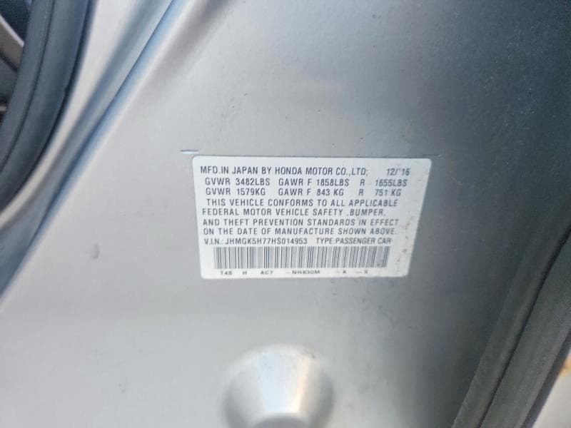 2017 HONDA FIT EX 12