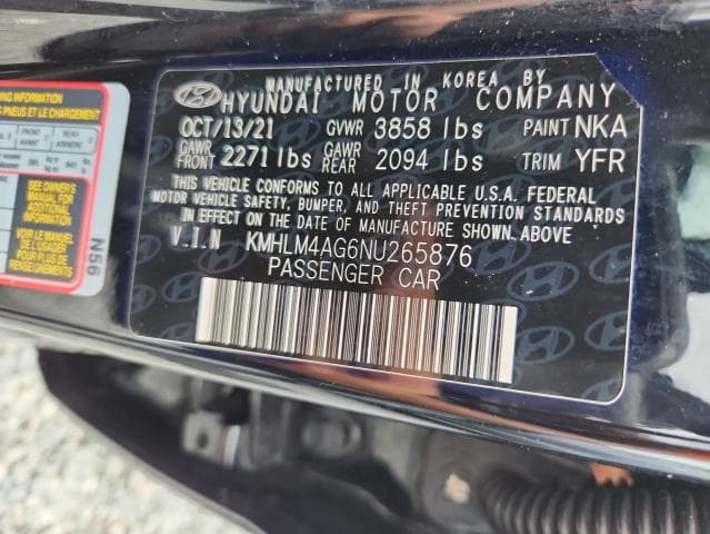 2022 HYUNDAI ELANTRA SEL 12