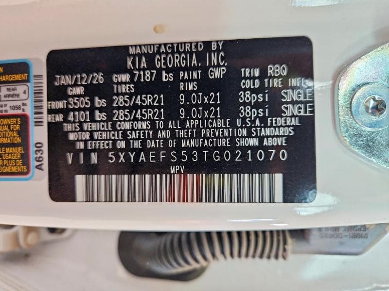 2026 KIA EV9 GT LINE 13