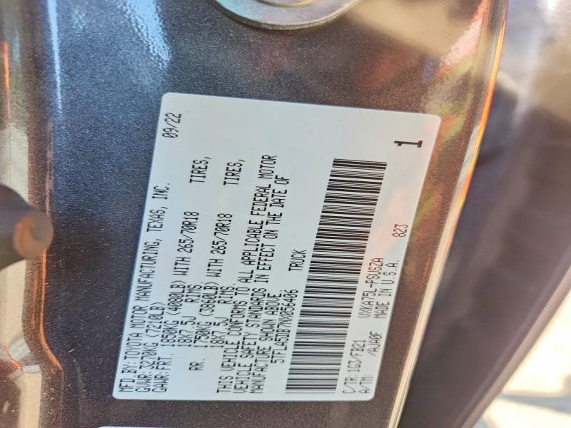 2022 TOYOTA TUNDRA SR5 12