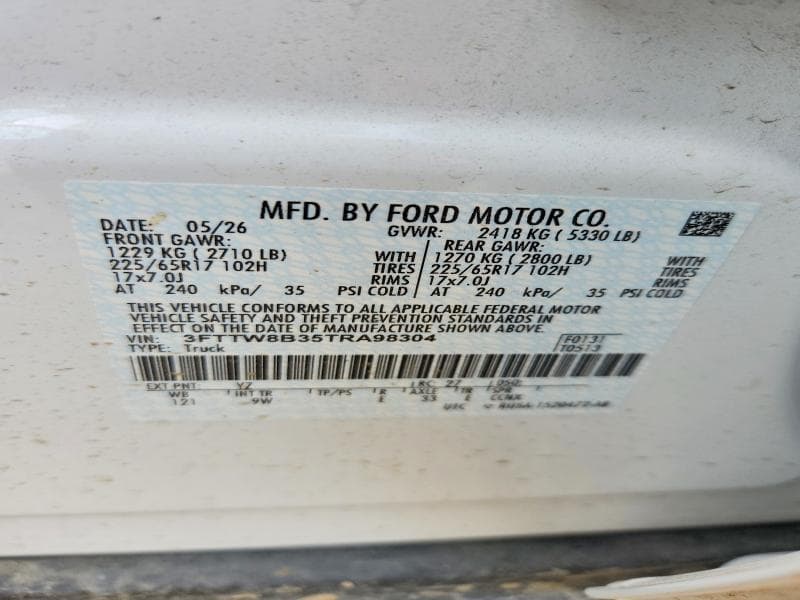 2026 FORD MAVERICK XL 12