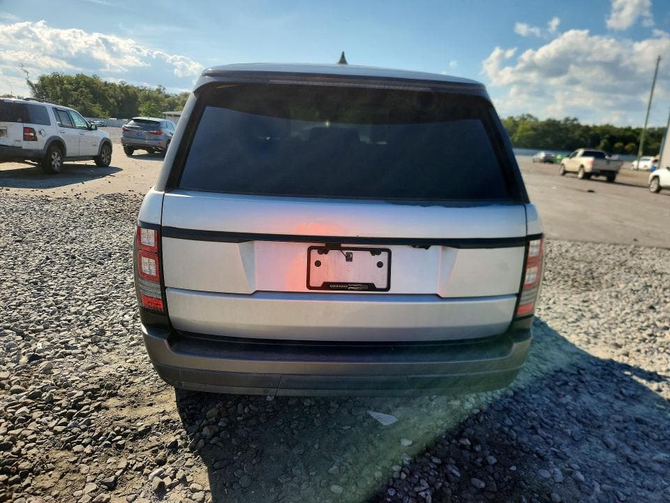 2017 LAND ROVER RANGE ROVER SUPERCHARGED 6