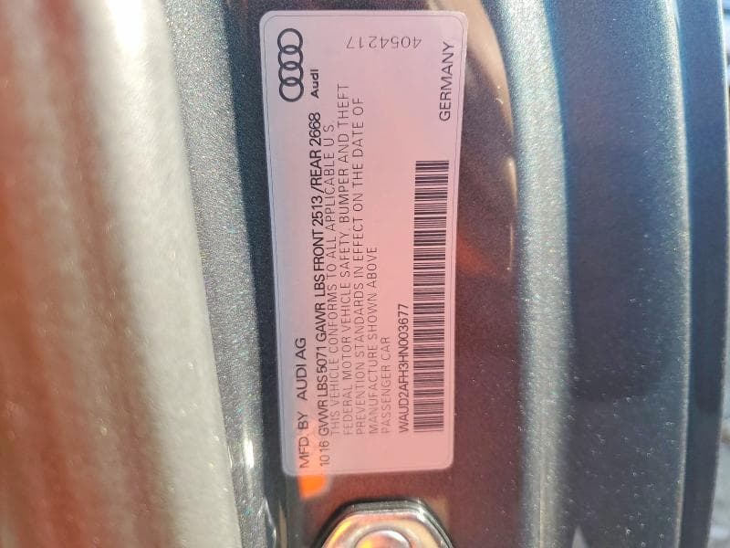 2017 AUDI A5 SPORT 12