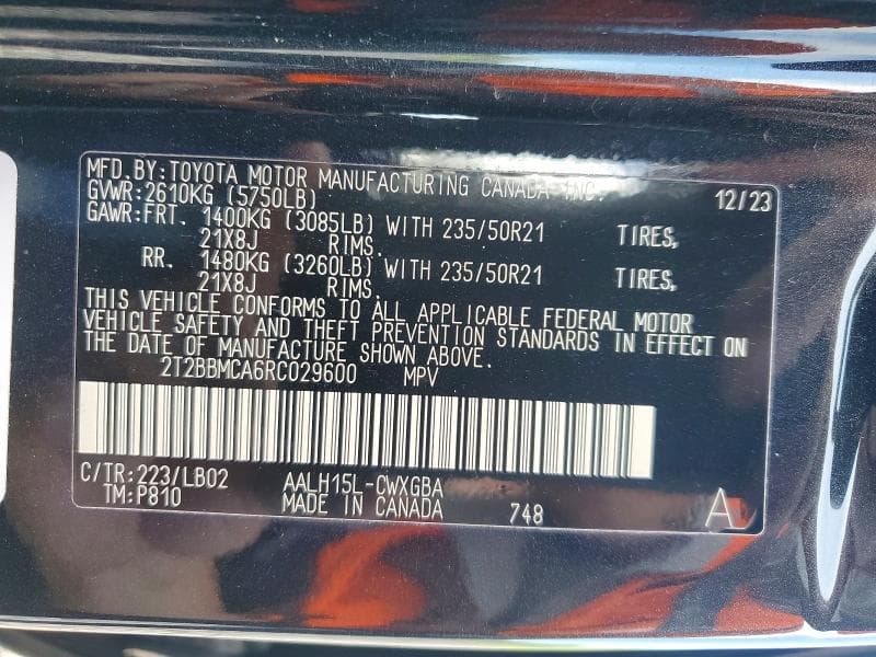 2024 LEXUS RX 350H PREMIUM+ 13