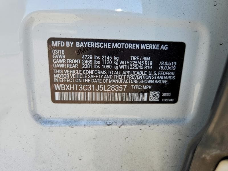 2018 BMW X1 XDRIVE28I 12