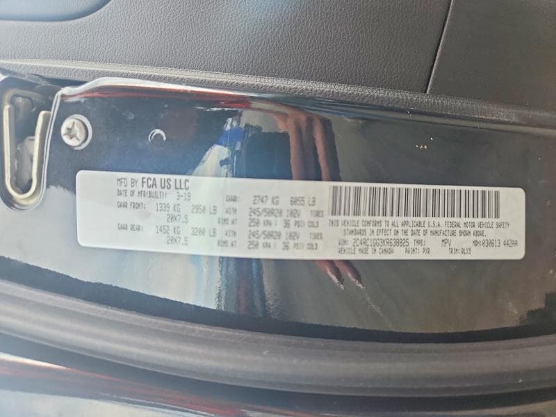 2019 CHRYSLER PACIFICA LIMITED 13