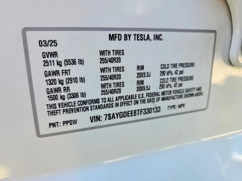 2026 TESLA MODEL Y 13
