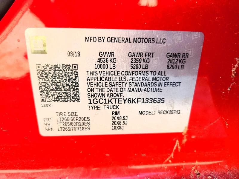 2019 CHEVROLET SILVERADO K2500 HEAVY DUTY LTZ 12