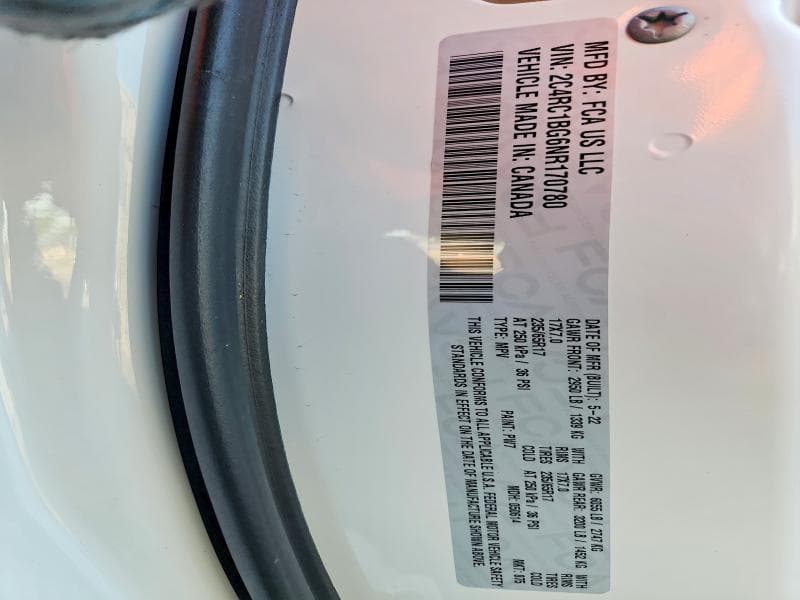 2022 CHRYSLER PACIFICA TOURING L 13