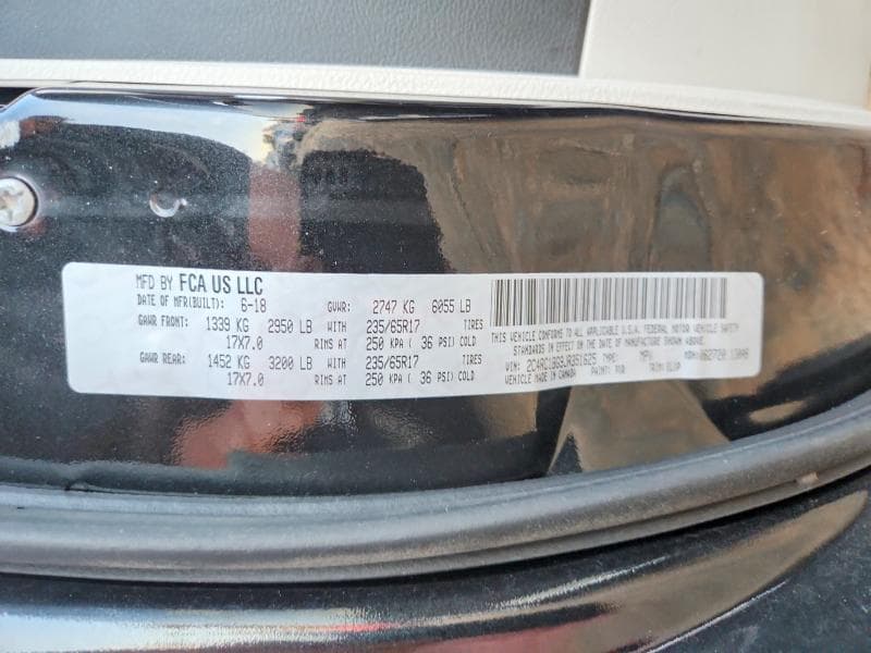 2018 CHRYSLER PACIFICA 13