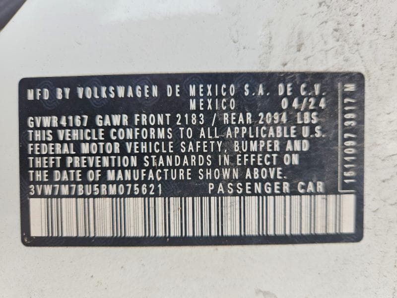 2024 VOLKSWAGEN JETTA SE 12