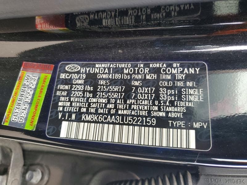 2020 HYUNDAI KONA SEL PLUS 14