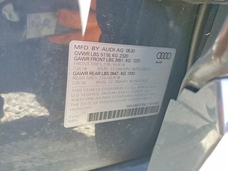 2020 AUDI Q3 PREMIUM 13